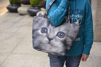 Collosal Feline Printed Totes Image 7