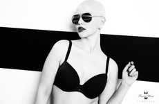 Bald Model Lingerie Ads