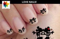 Romantic Disney Nails