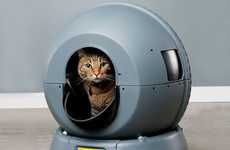 Robotic Self-Cleaning Litter Boxes