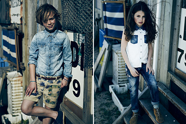 Distressed Vintage Child Couture