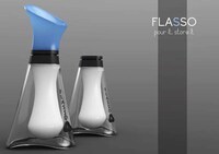Sleek Glass Milk Flasks Image 2