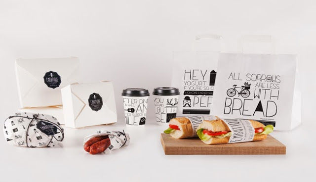 Handwritten Sandwich Branding