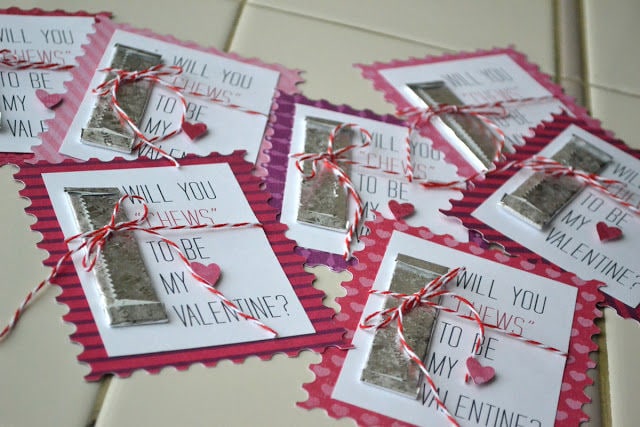 Gum-Filled Valentine Greetings