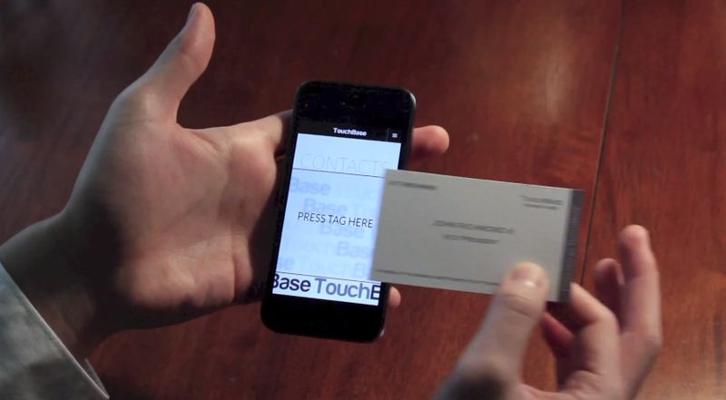 Tap Touchscreen Business Cards