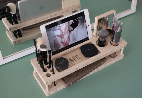 Tech-Integrated Makeup Docks