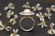 Pearly Planetary Rings