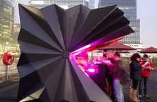 Opening Origami Pavilions