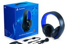 Wireless Gold Gaming Headsets