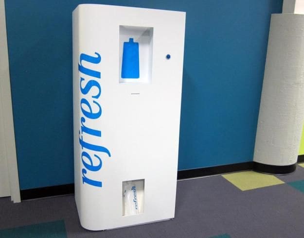 Self-Pouring Vending Machines