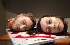 Gory Decapitated Wedding Cakes