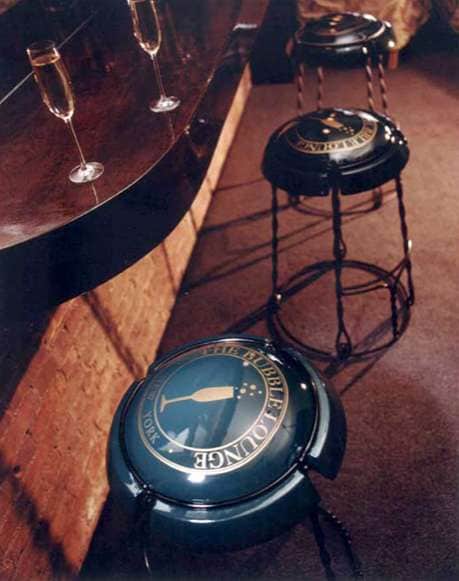Champagne Cork Capsule Stools