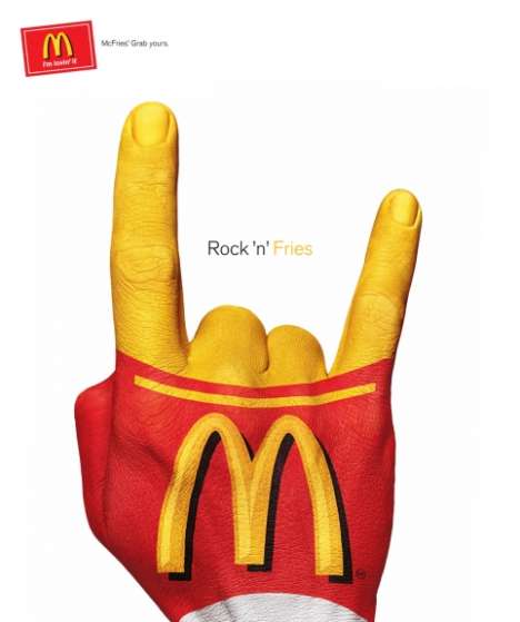 McDonald's Painted Handvertising