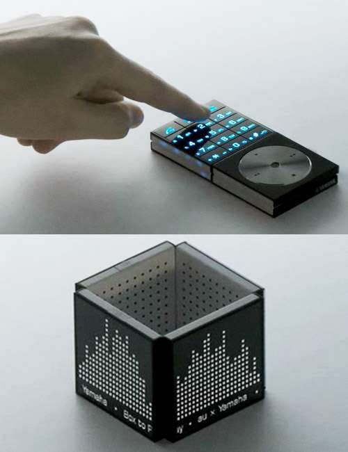 Cellphones with Turntables- The "Box to Play" by KDDI AU