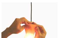 Peelable Lightbulb Lampshades