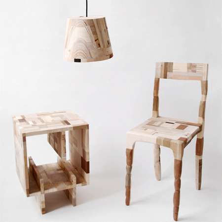 Wooden Patchwork  Eco Furniture