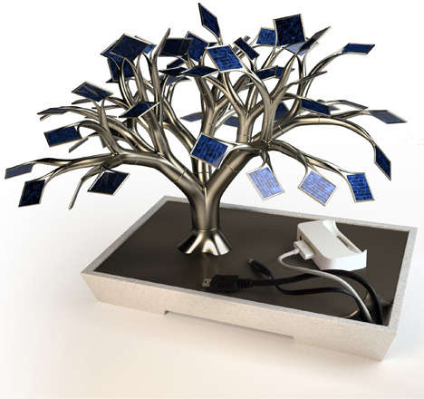 Solar Powered Tree Chargers