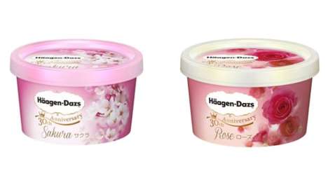 Flower-Flavored Ice Creams