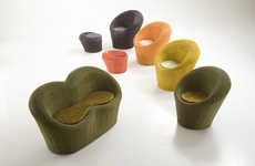 Colorfully Textured Seating