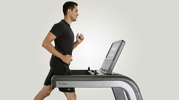 Tablet-Integrated Treadmills