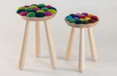 Colored Cotton-Covered Seats