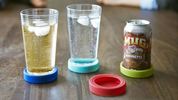 Adhesive Color-Coded Coasters