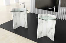 Slotted Slab Washbasins