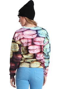 Parisian Pasrty Printed Tops Image 4
