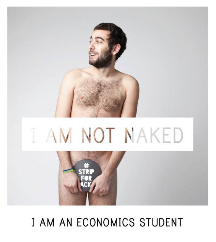 Stripped Statement Selfie Campaigns