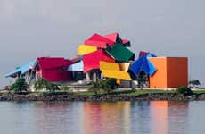 Vibrant Block-Like Architecture