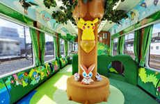 Playful Anime-Inspired Trains