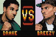 Combative Celebrity Feud Illustrations