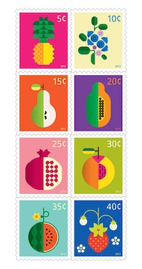 Succulent Graphic Fruit Illustrations Image 8