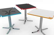 Peg-Like Mall Tables