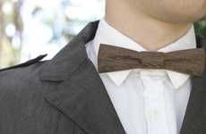 Whimsical Wooden Bow Ties