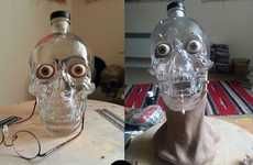 Skin Grafted Skull Bottles