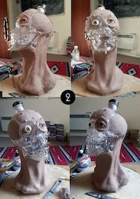 Skin Grafted Skull Bottles Image 2