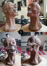 Skin Grafted Skull Bottles Image 3