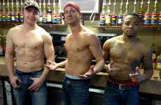 Hunky Topless Male Baristas 