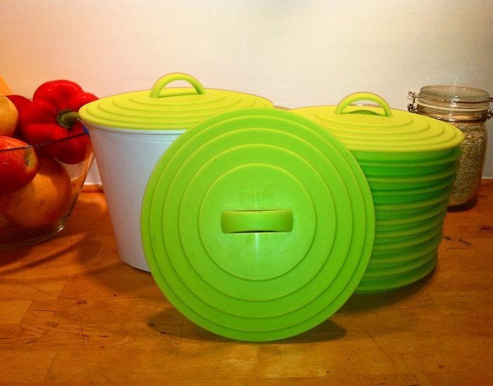 Self-Sterilizing Compost Containers