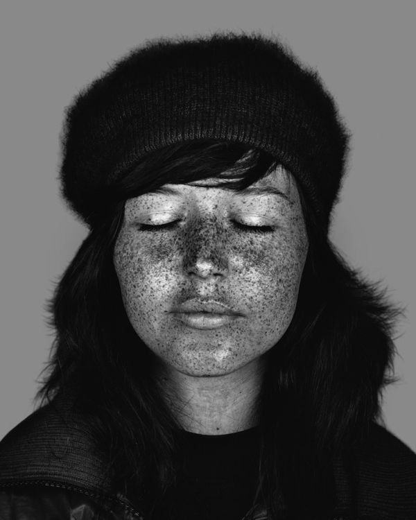 Grayscale Ultraviolet Portraits