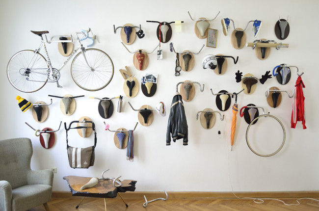 Retro Recycled Bicycle Art