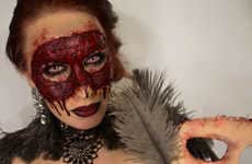 Grotesquely Gory Flesh Masks