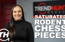 Saturated Rodent Chess Pieces