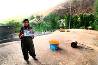 Sombre Iraqi Portrait Photography Image 2