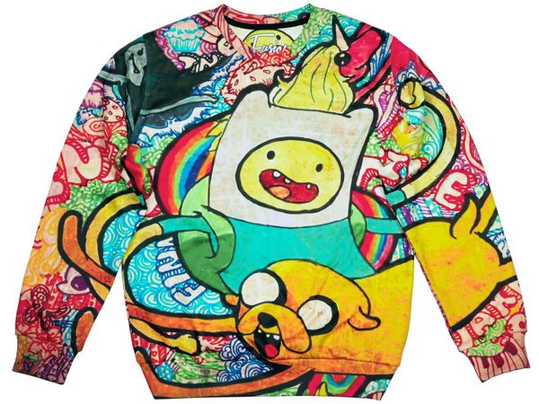 Contemporary Cartoon Crewnecks