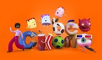 Cartoonish Letter Characters Image 2