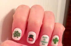 Festively Green Nail Decals