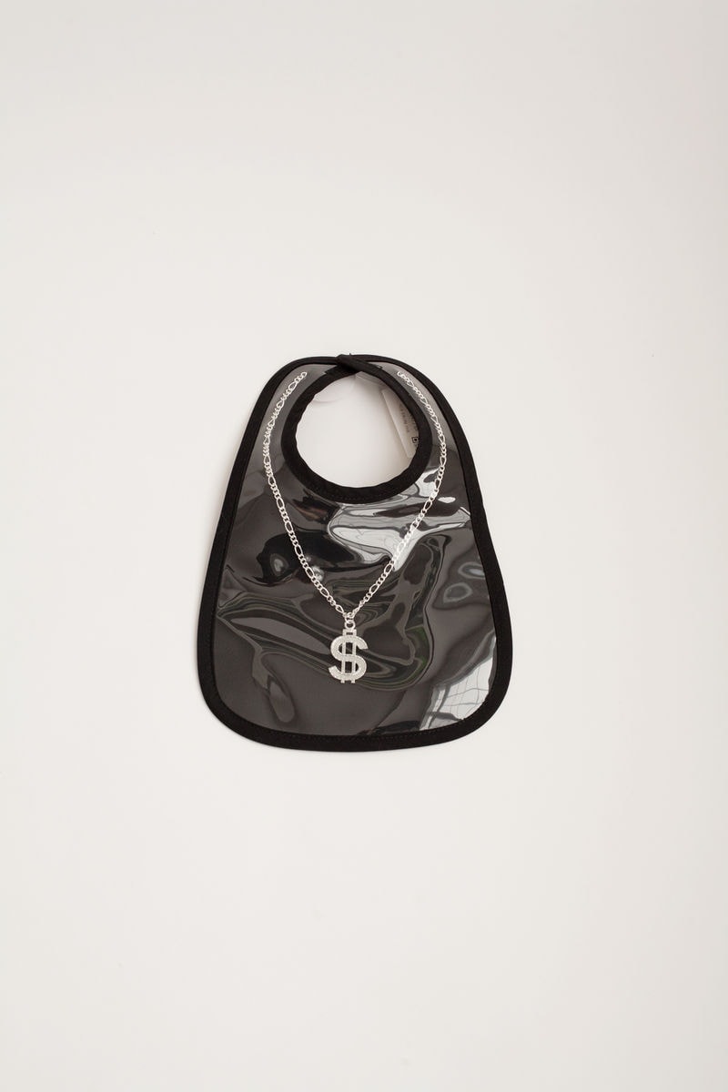 Accessorized Transparent Baby Bibs