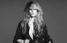 Grayscale Bombshell Fashion Ads